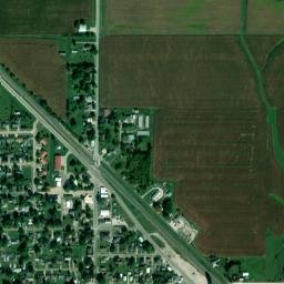 203 E Michigan Ave Danville IA High Resolution Satellite Map