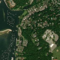 Cold Spring Harbor map(satellite map)