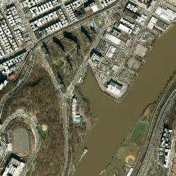 Dyckman Houses New York High Resolution Satellite Map