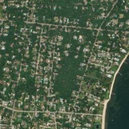 Ponquogue New York High Resolution Satellite Map