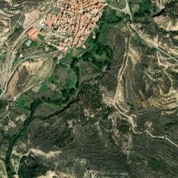 Estercuel map(satellite map)