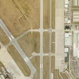 2400 West Adams Street, Lincoln Municipal Airport, Terminal,  High Resolution Satellite Map