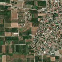 Aravissós map(satellite map)