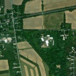 Burton City Ohio High Resolution Satellite Map