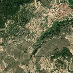 Ráfales map(satellite map)