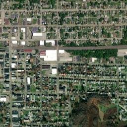 East Palestine map(satellite map)