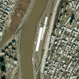 High Bridge New York High Resolution Satellite Map