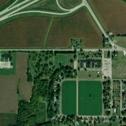Plains St, Middletown, Iowa High Resolution Satellite Map