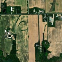 Wayne County map(satellite map)