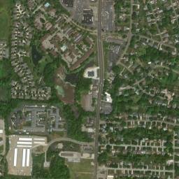 Ridgedale Ohio High Resolution Satellite Map