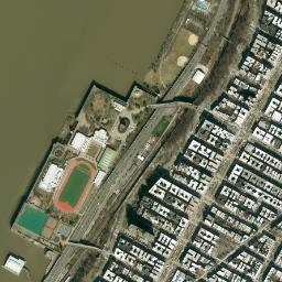 Hamilton Heights New York High Resolution Satellite Map