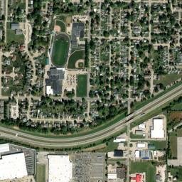 609 Park Pl West Burlington IA 52655 High Resolution Satellite Map