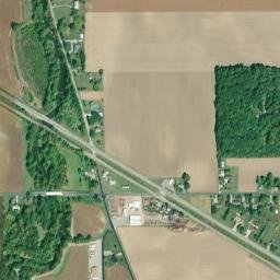 Scotts Crossing Ohio High Resolution Satellite Map