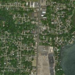 Lakeside Heights Ohio High Resolution Satellite Map