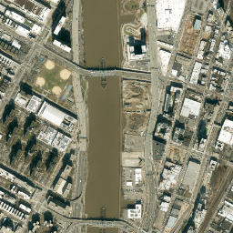 Riverbend Houses New York High Resolution Satellite Map