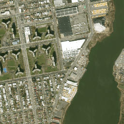 Castle Hill Houses New York High Resolution Satellite Map