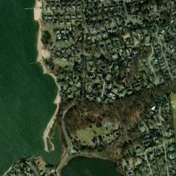 Plandome Manor New York High Resolution Satellite Map