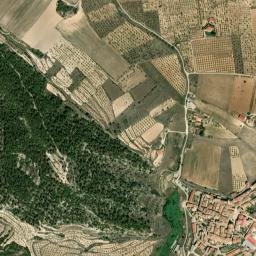 Fuentespalda map(satellite map)