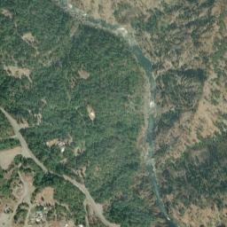 Burnt Ranch California High Resolution Satellite Map