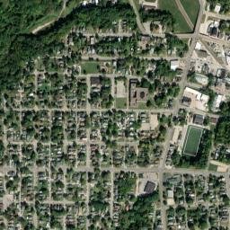 Burlington map(satellite map)
