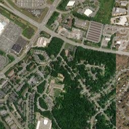 Park Forest Village map(satellite map)