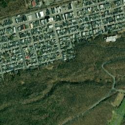 Mahanoy City map(satellite map)