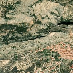 Castellote map(satellite map)