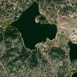 Red Feather Lakes Colorado High Resolution Satellite Map