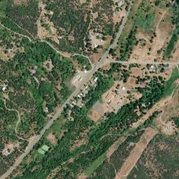 Round Mountain California High Resolution Satellite Map