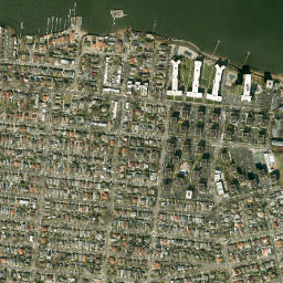 Beechhurst New York High Resolution Satellite Map