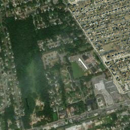 Central Islip New York High Resolution Satellite Map