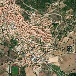 Berchidda map(satellite map)