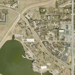 Holmes North Shore Road Lincoln NE High Resolution Satellite Map
