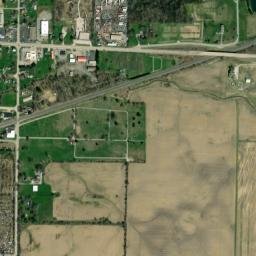 East Crestline Ohio High Resolution Satellite Map