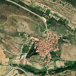 Ejulve map(satellite map)
