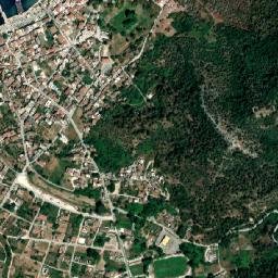 Thásos map(satellite map)