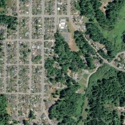 Rosewood California High Resolution Satellite Map