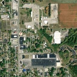 Allen County map(satellite map)