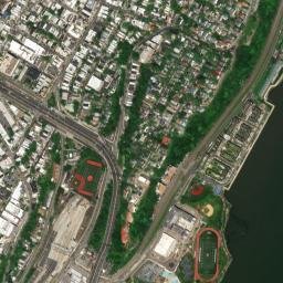 Weehawken map(satellite map)