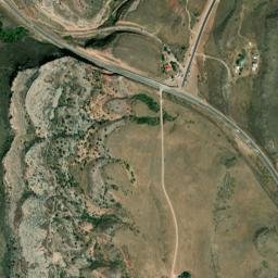 Owl Canyon Colorado High Resolution Satellite Map