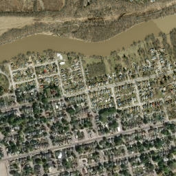 Cass County map(satellite map)