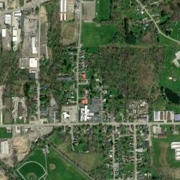 East Mansfield Ohio High Resolution Satellite Map