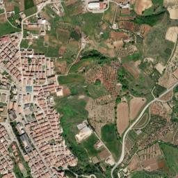 Irsina map(satellite map)