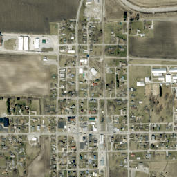 East 2nd Street, Reynolds, IN 47980, USA High Resolution Satellite Map
