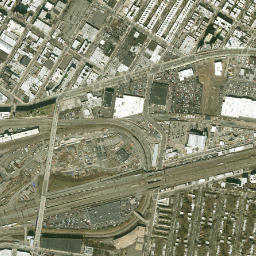 Sunnyside Gardens New York High Resolution Satellite Map