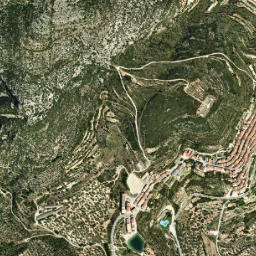 Mas de Barberans map(satellite map)