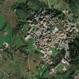 Capitignano map(satellite map)