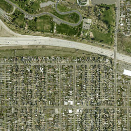 Sugar House Salt Lake City UT High Resolution Satellite Map