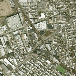 Bushwick Junction New York High Resolution Satellite Map
