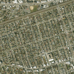 Bellaire New York High Resolution Satellite Map